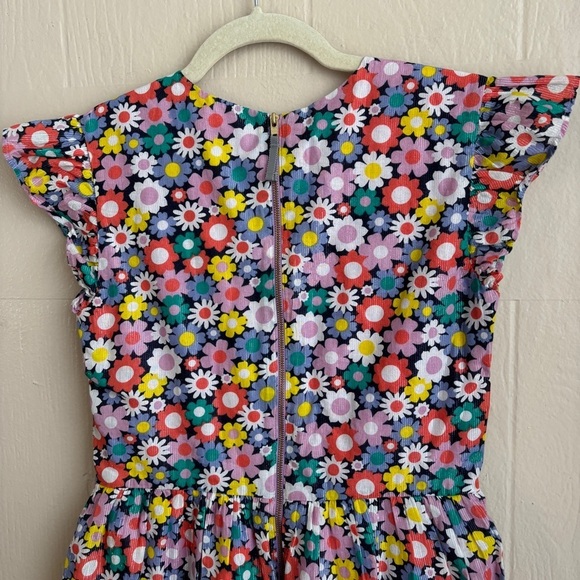 J. Crew Crewcuts Girls' Smocked-Waist Dress in Shimmer Floral - Picture 7 of 14